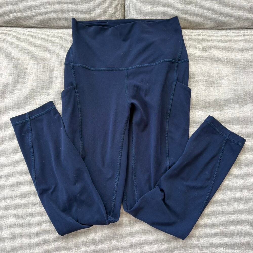 Navy blue lululemon align leggings